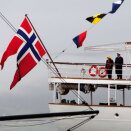 Kong Harald og Dronning Sonja besøkte Troms på fylkestur 7. - 9. juni 2011. Seks kommuner skulle besøkes, og Kongeparet benyttet Kongeskipet Norge under reisen (Foto: Terje Bendiksby / Scanpix)